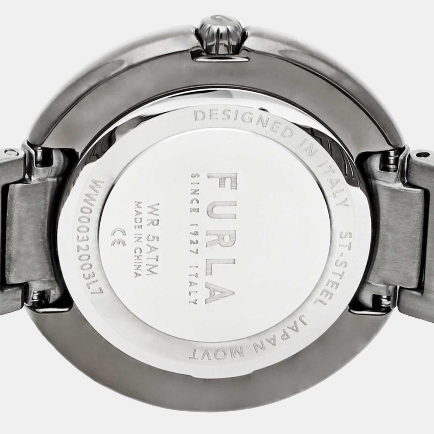 Furla Heritage Women Quartz Black Dial Analog Stainless Steel Watch WW00032003L7 - view 4