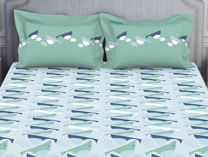 Spaces India Youthopia Floral 100% Cotton Double Bedsheet - Essentials by Spaces - view 4