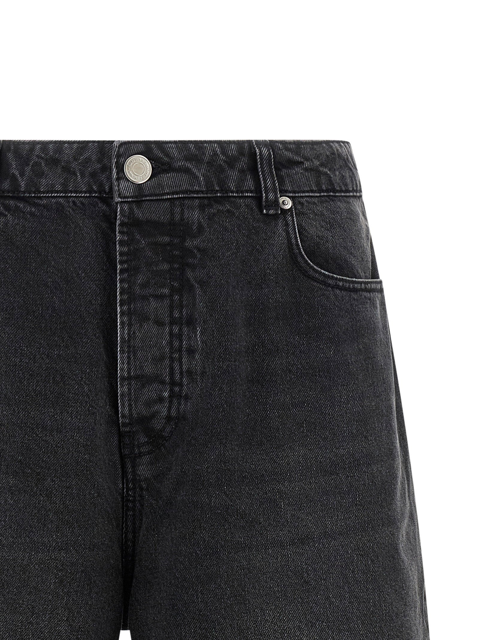 Ami Paris Denim Bermuda Shorts – 100% cotton - view 3