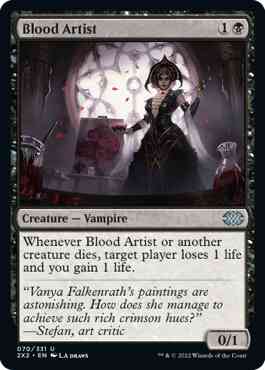 Blood artist 70 – Magic Blood Artist [70] [Double Masters 2022] [Non-Foil]