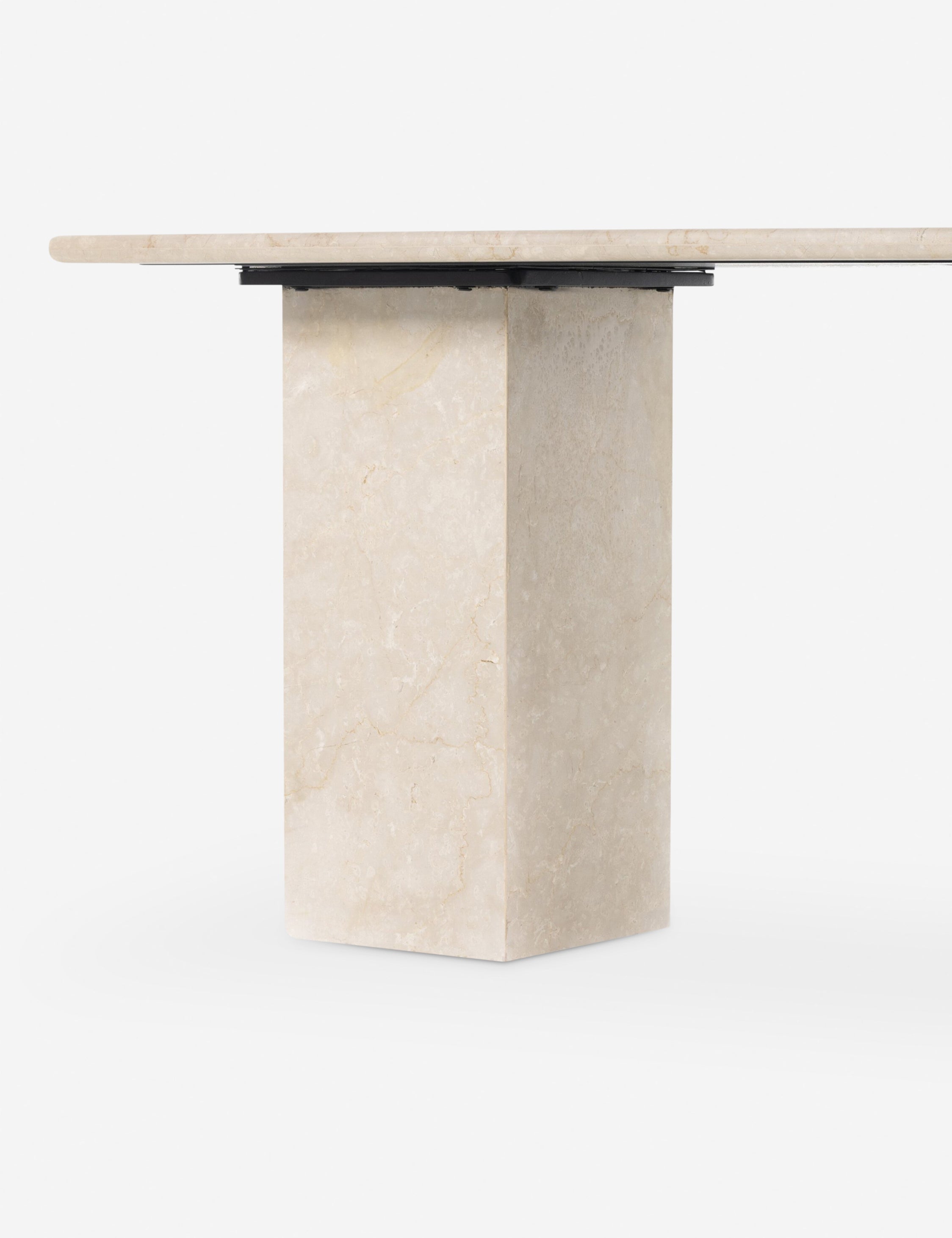 Lulu and Georgia Leonel Desk – Cream Marble - view 7