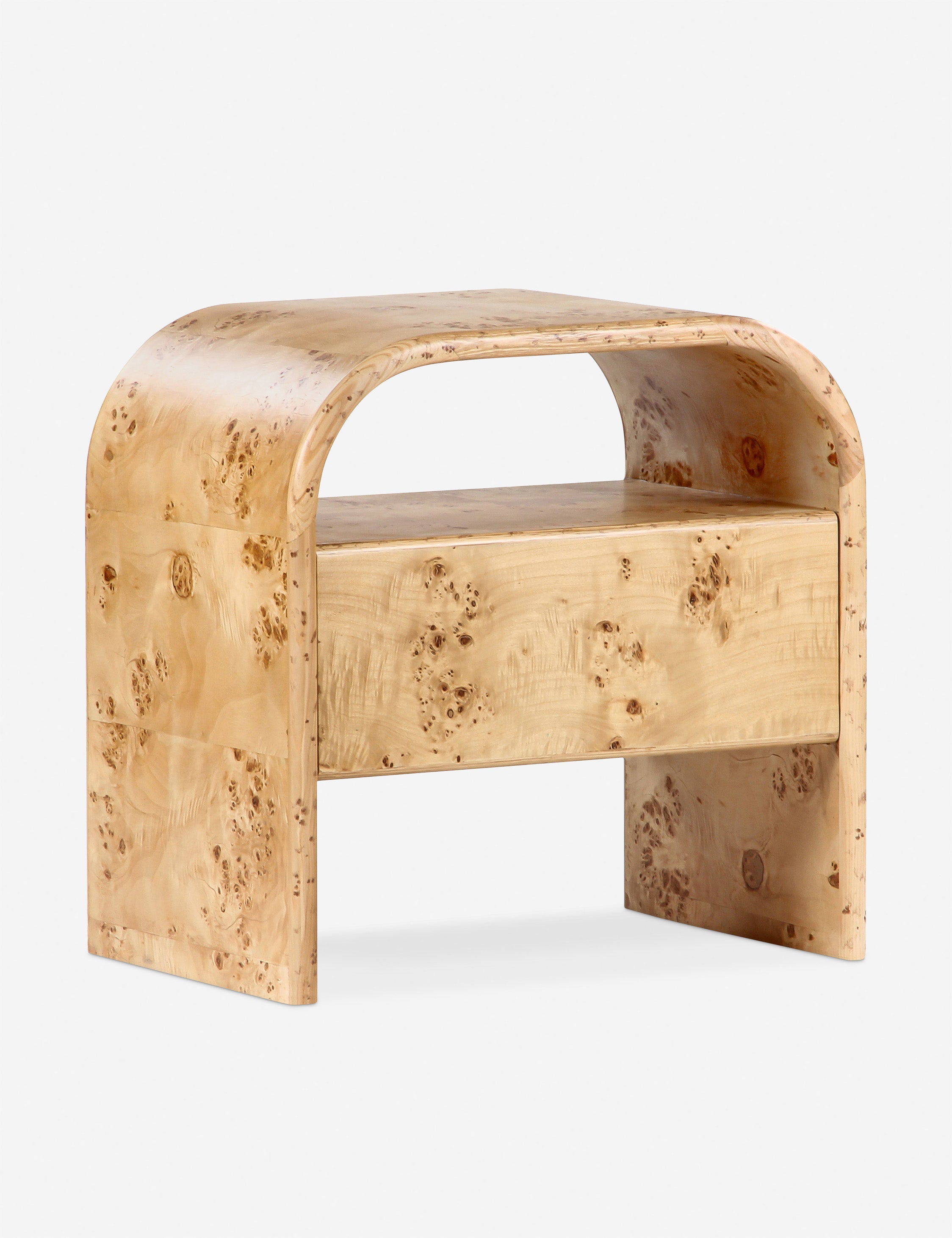 Lulu and Georgia Boyan Nightstand – Natural Burl