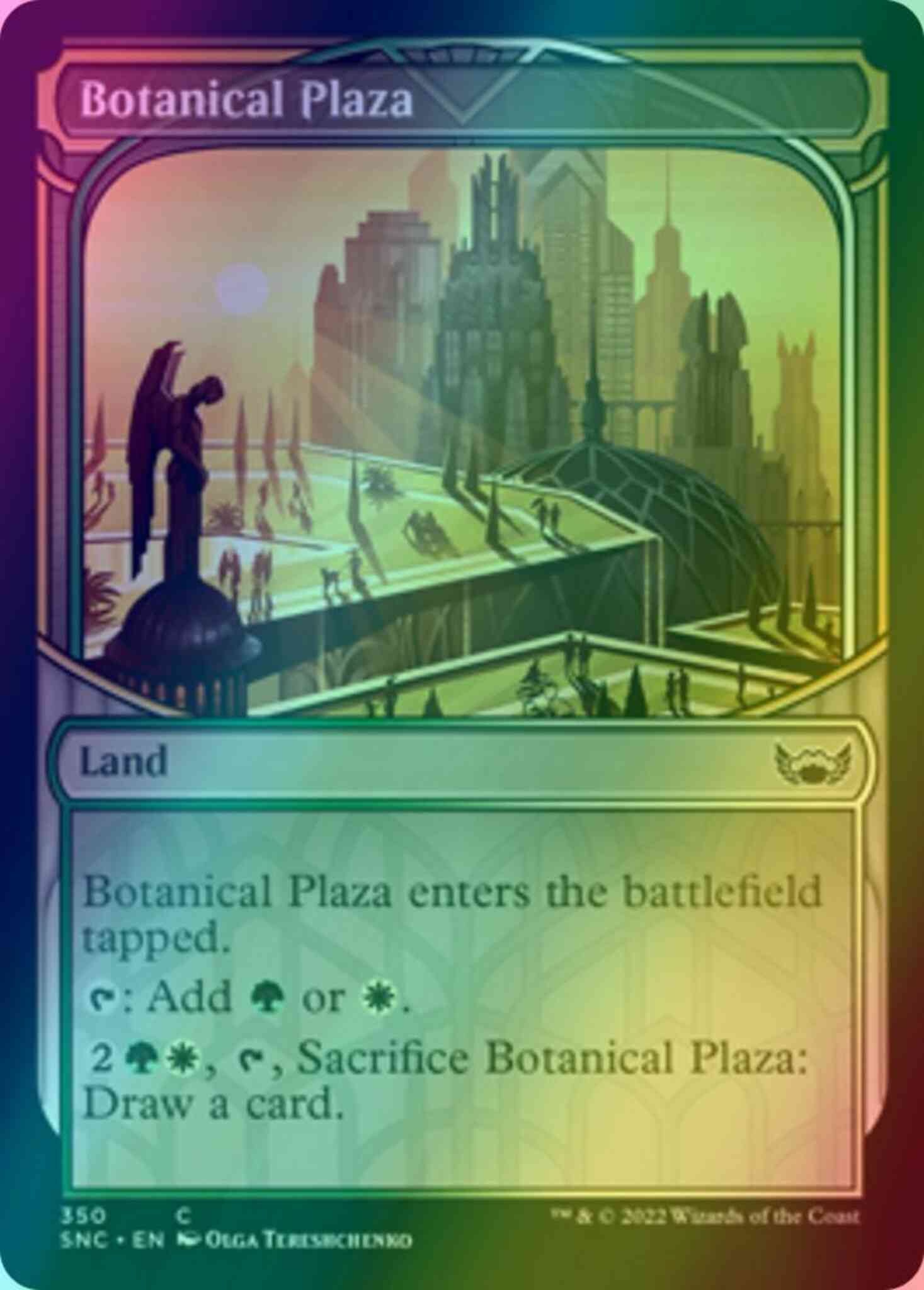 Botanical plaza 350 – Magic Botanical Plaza [350] [Skyscraper Showcase] [Streets of New Capenna] [Foil]