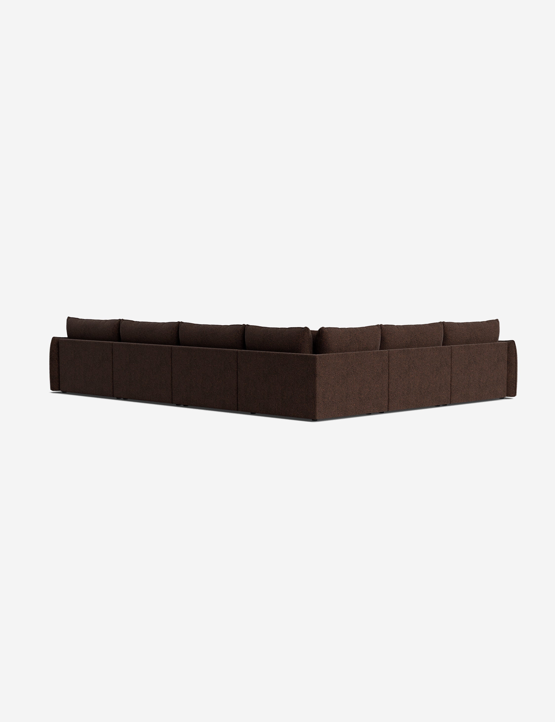 Lulu and Georgia Balmer Modular Corner Sectional Sofa With Ottoman - view 78