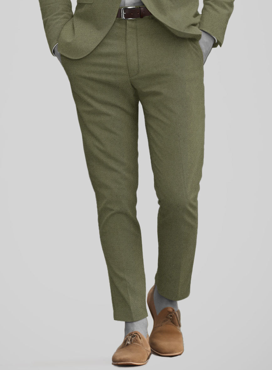 StudioSuits Italian Cotton Lycra Texura Pants - view 2