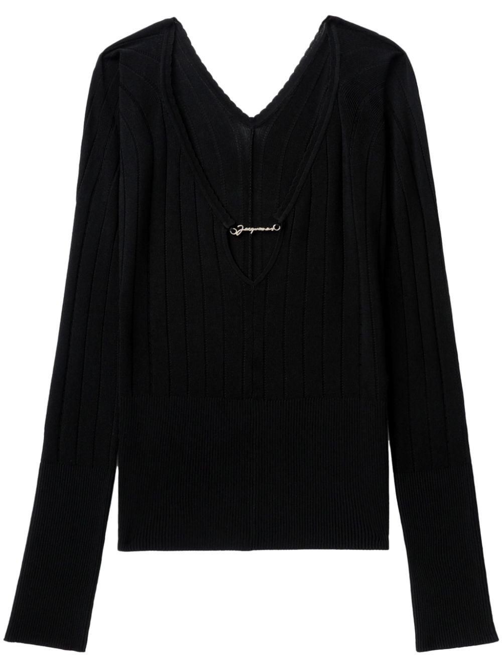 Jacquemus Le Haut Pralu top – Viscoe 94%, polyester 6%