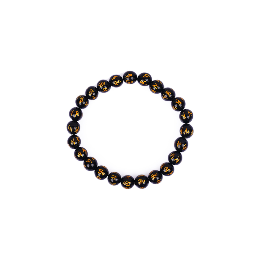 Gemsmantra Black Om Mani Bracelet - view 4