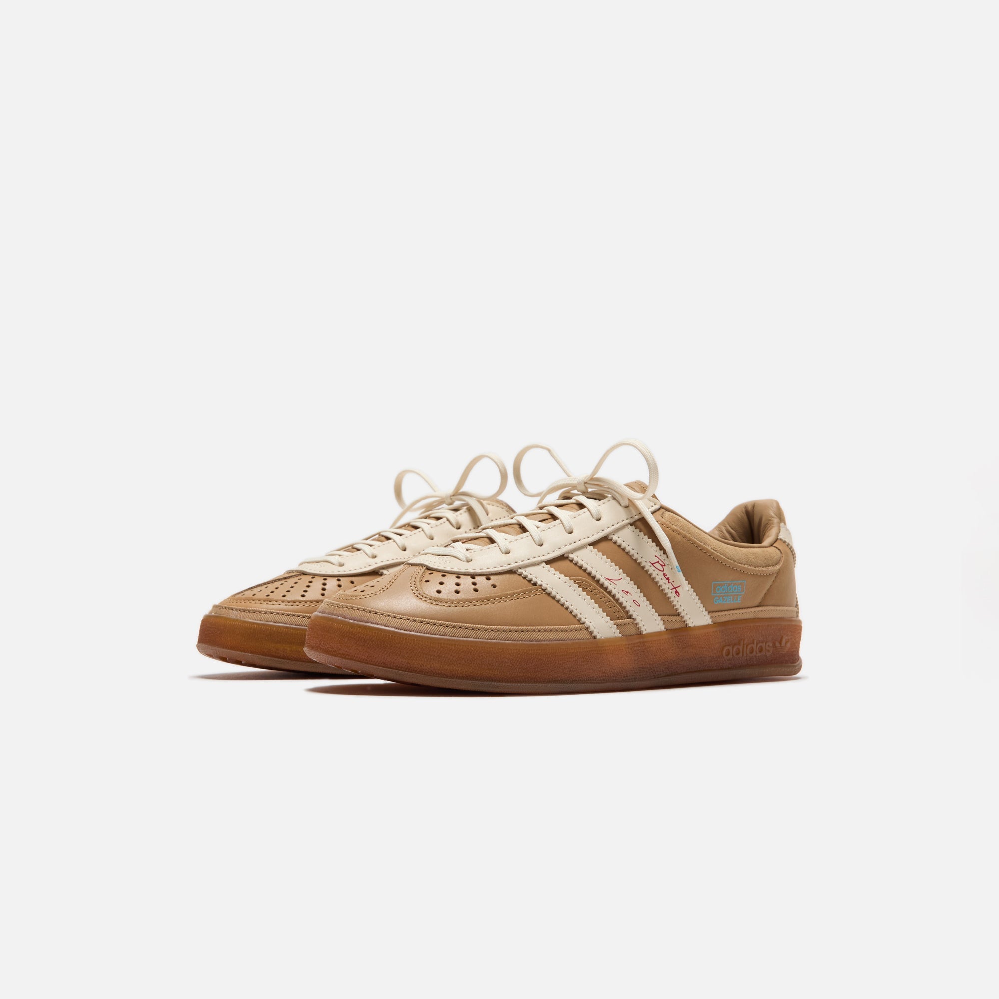 adidas x Lionel Messi x Bad Bunny Gazelle Indoor - Cardboard / Cream White / Wild Brown - view 2