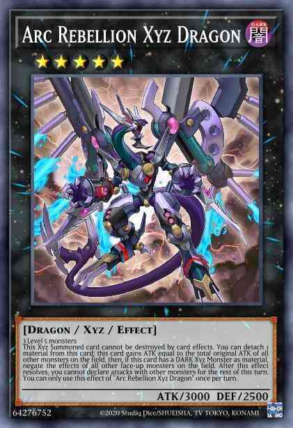 Yu-Gi-Oh! Arc Rebellion Xyz Dragon - PHRA-EN041 - Secret Rare - 1st Edition