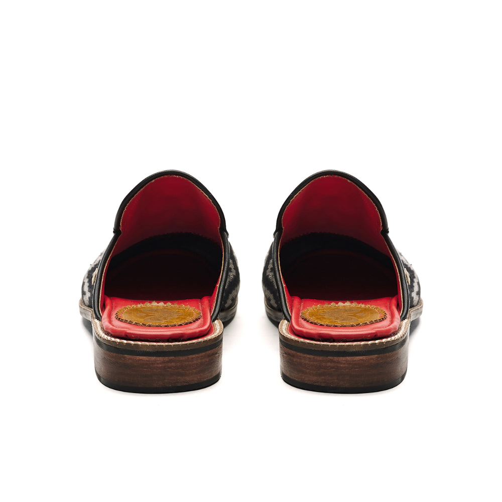 Banjaaran India Ikat Mule_ for Women – Coal (discontinued) - view 4