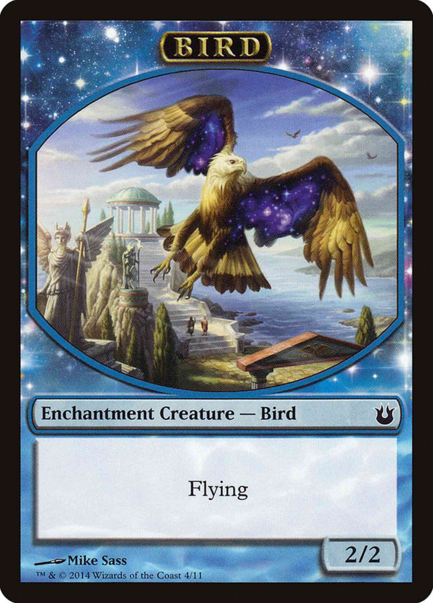 Bird token 04 – Magic Bird Token [04] [Born of the Gods Tokens] [Non-Foil]