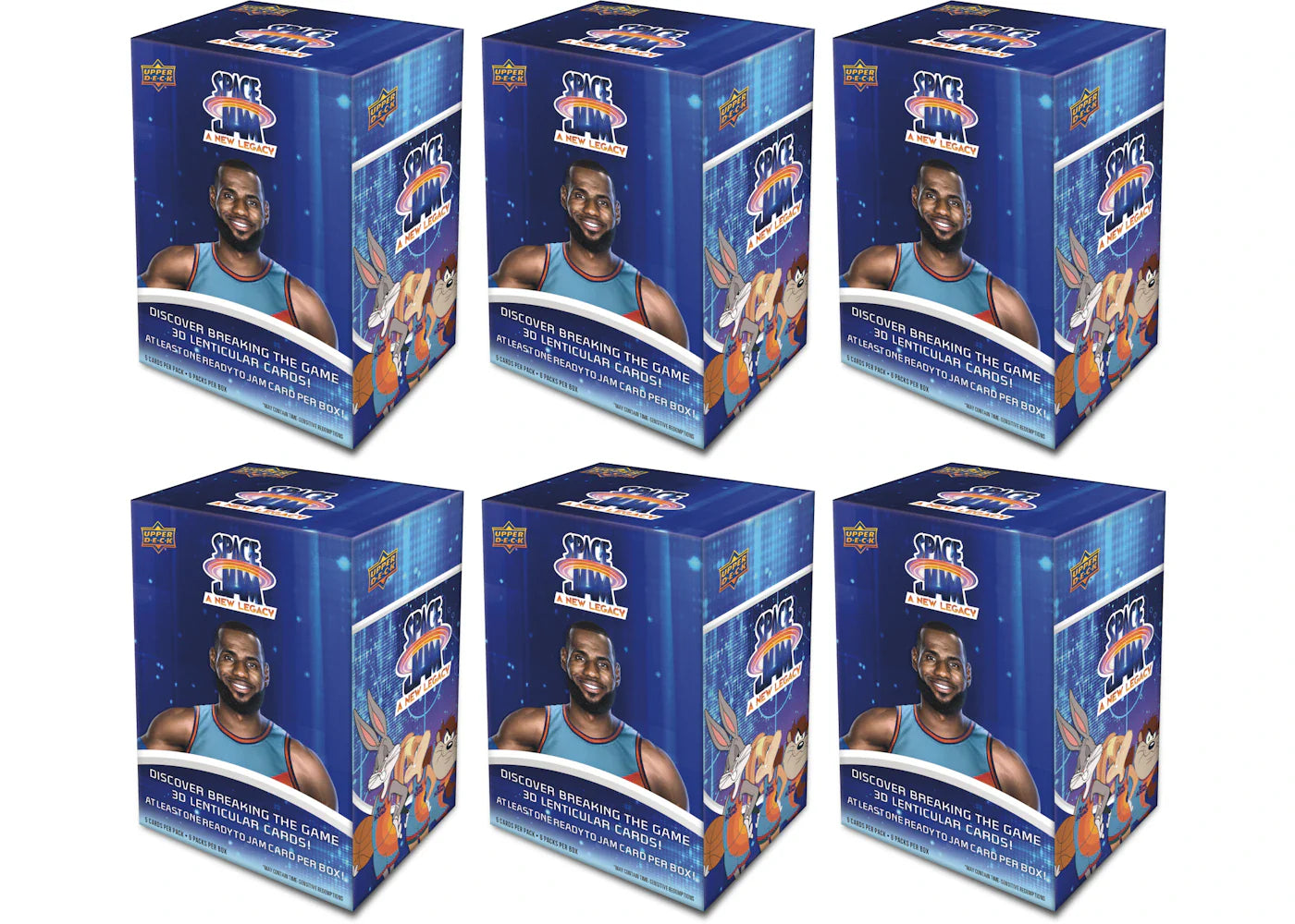 2021 Upper Deck Space Jam 2: A New Legacy Basketball Blaster Box 6x Lot