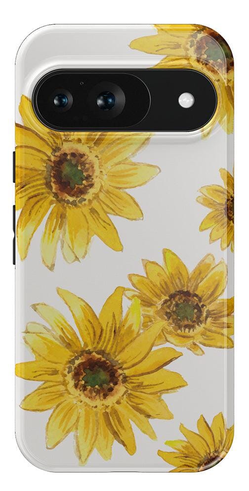 Casetry Golden Garden | Yellow Sunflower Floral Google Pixel Case - view 16