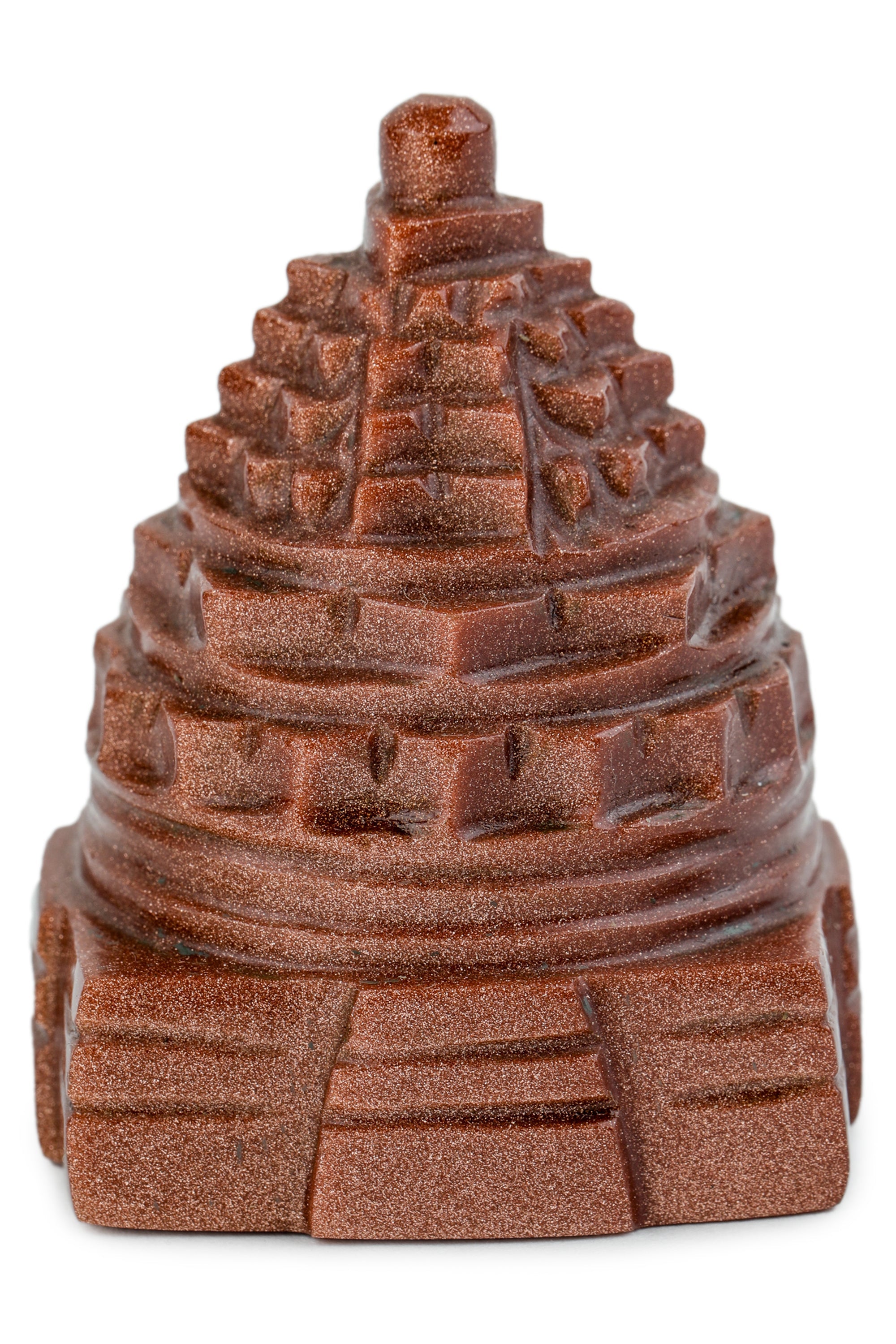 Studio Vaidik Sunstone Shree Yantra on Ashtalakshmi made by Real Crystal - view 2