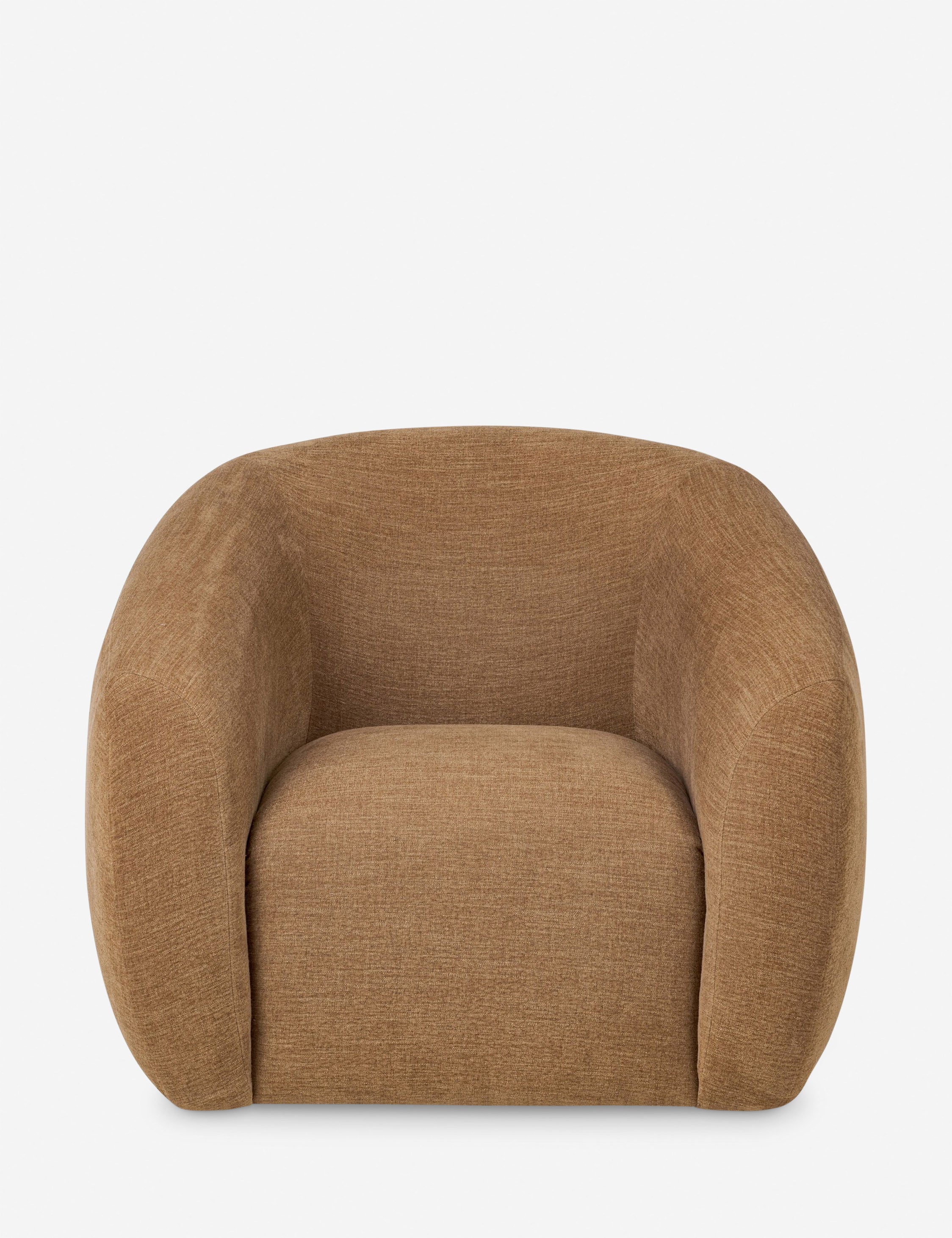 Lulu and Georgia Padfield Swivel Chair – Light Brown