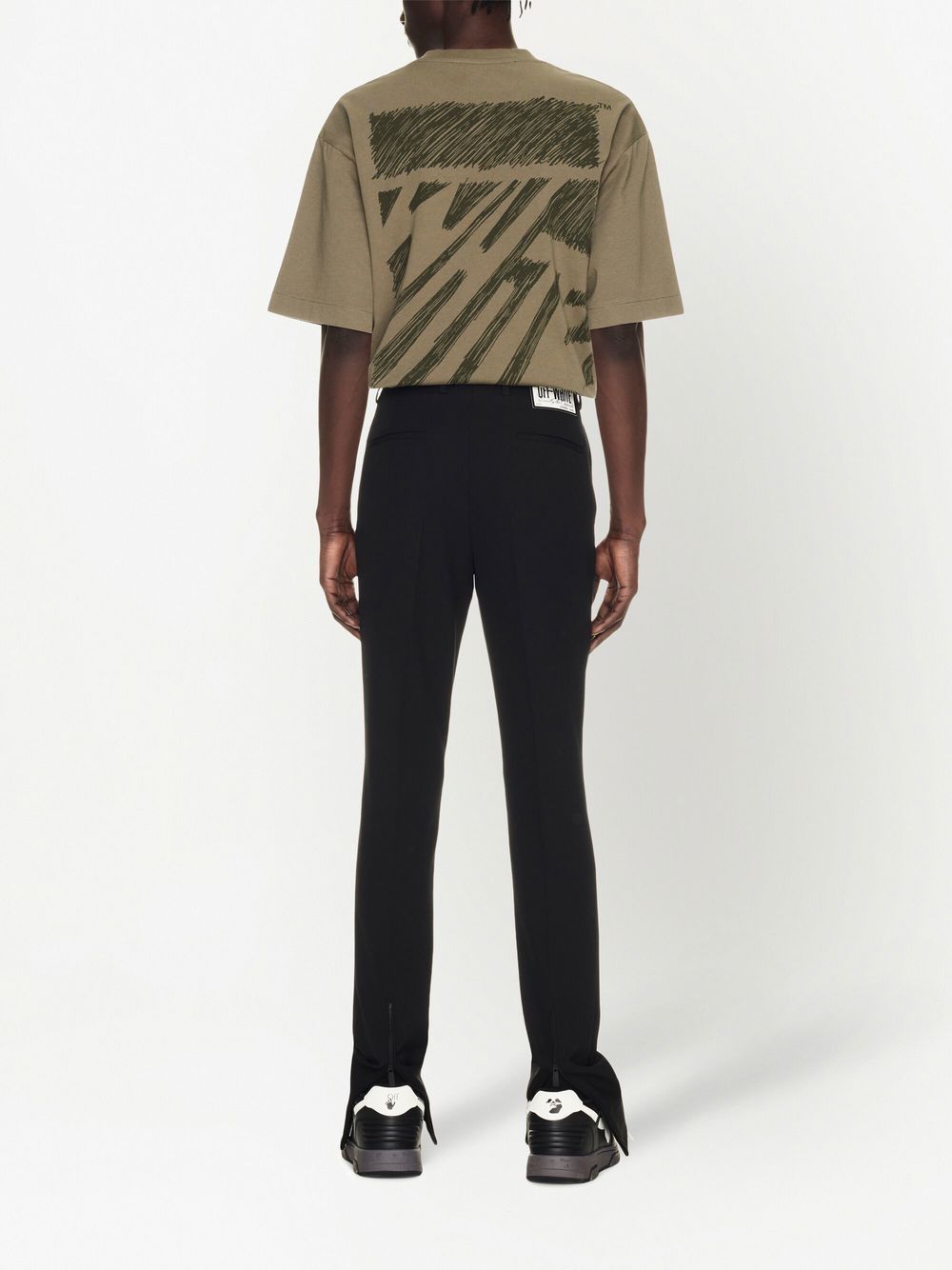 Off White Wool skinny trousers - view 5