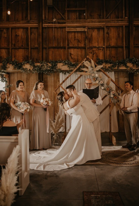 fiftyflowers.com Toffee and Pale Nude Dried Spring Wedding - view 4