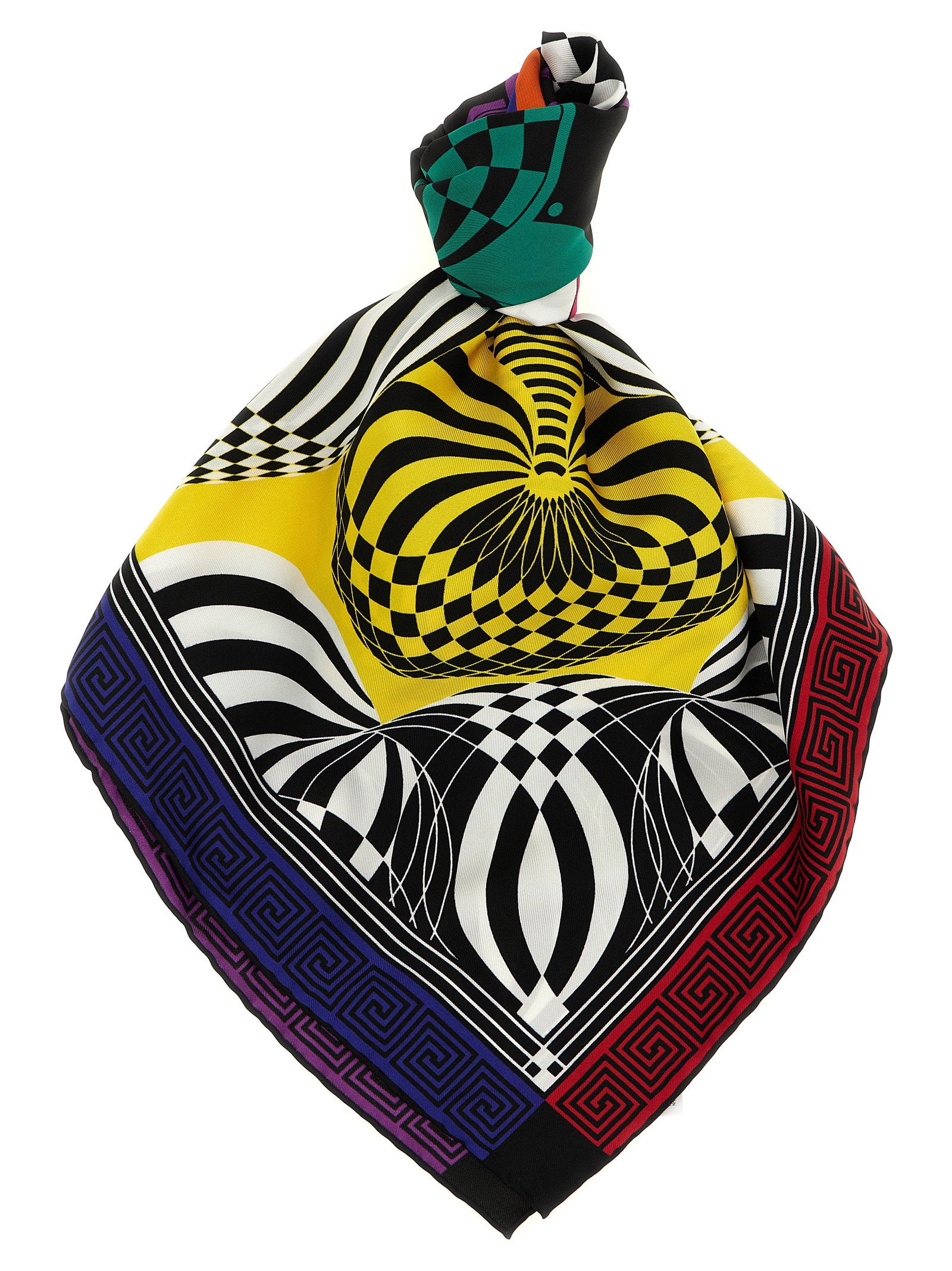 Versace Theatre Print Silk Scarf – 100% silk