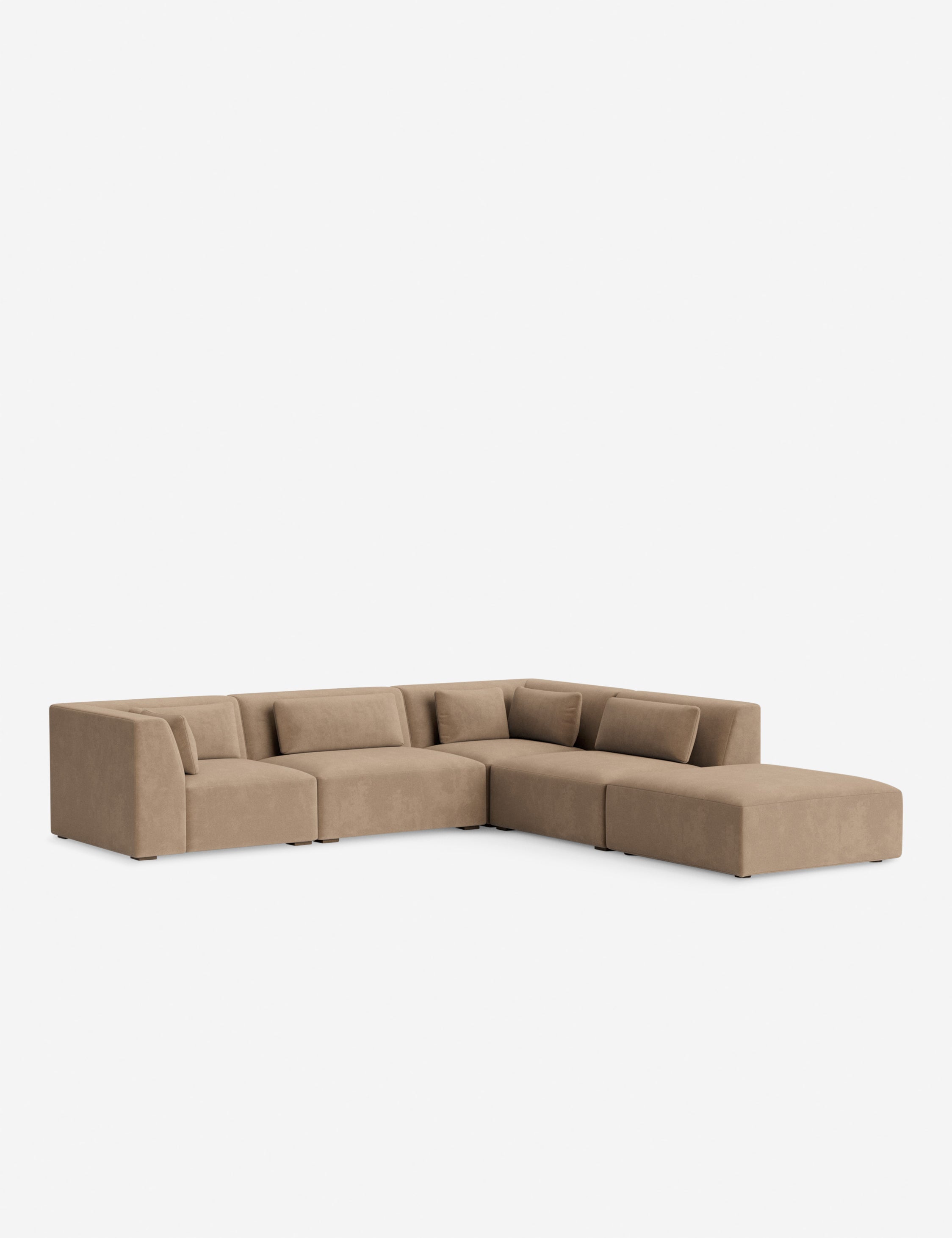 Lulu and Georgia Koh Modular Sectional Sofa With Ottoman - view 189