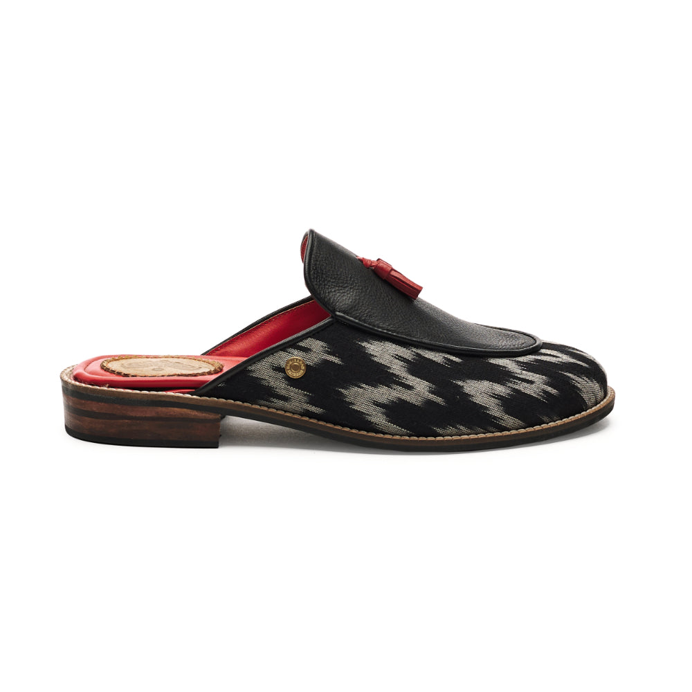 Banjaaran India Ikat Mule_ for Women – Coal (discontinued) - view 3