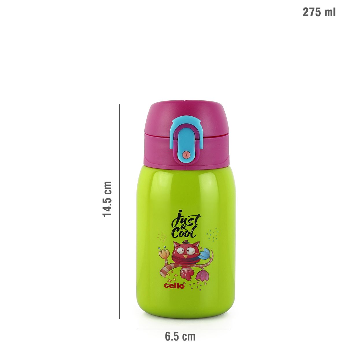 Cello Junior 275 Hot & Cold Stainless Steel Kids Water Bottle, 275ml - view 25