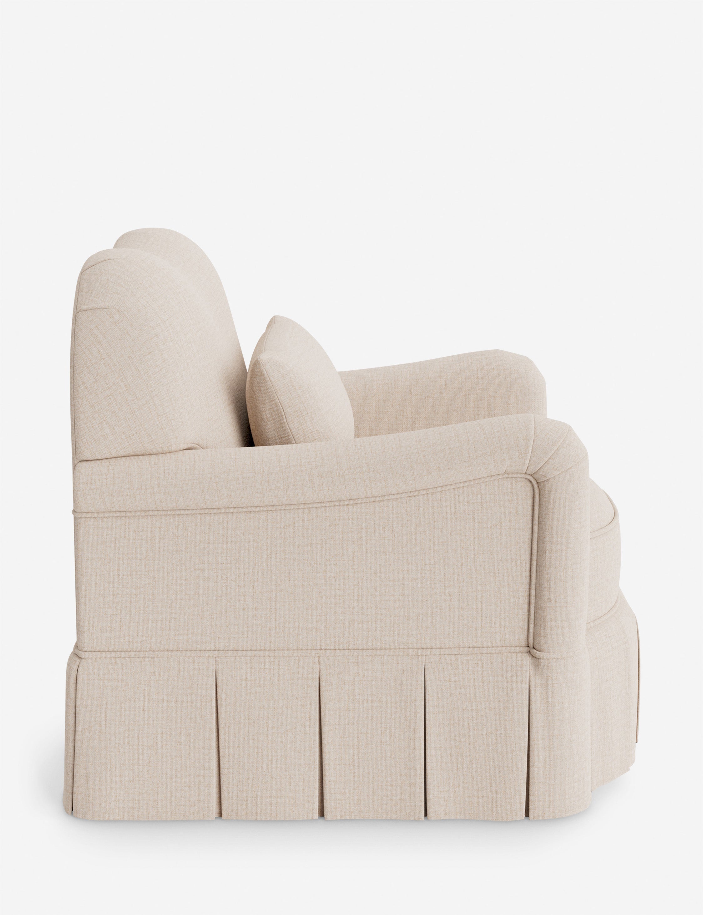 Lulu and Georgia Middleton Skirted Accent Chair by Ginny Macdonald - view 208