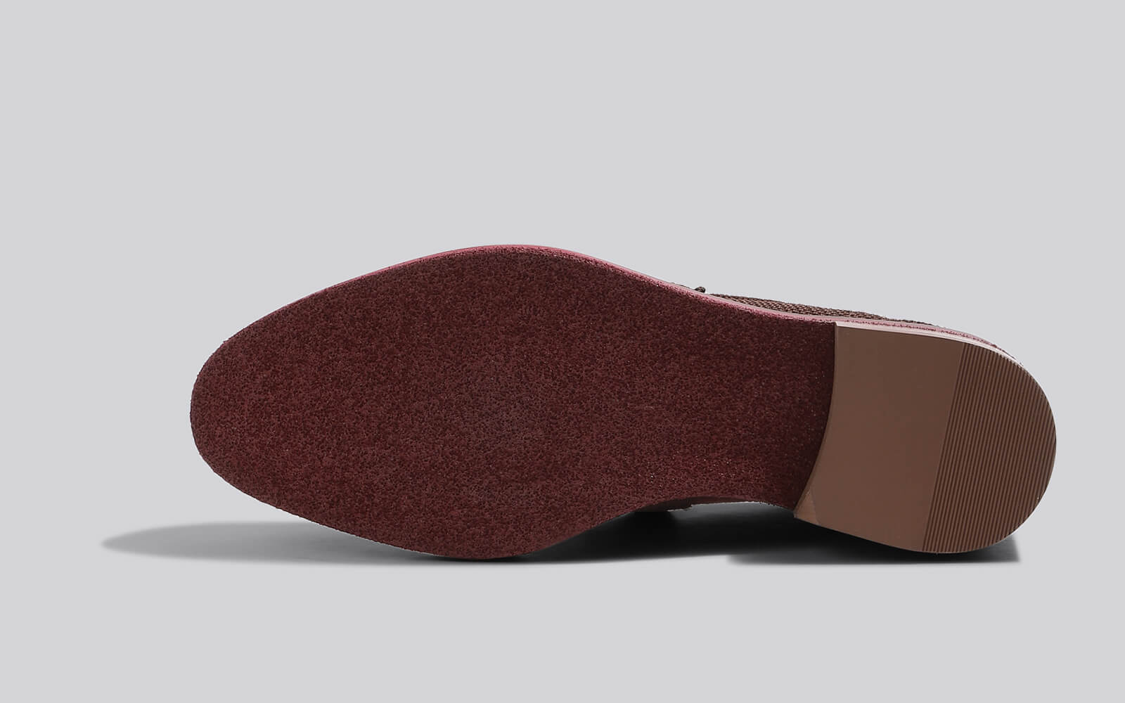 Neeman's Block Heel Loafers : Brown - view 6