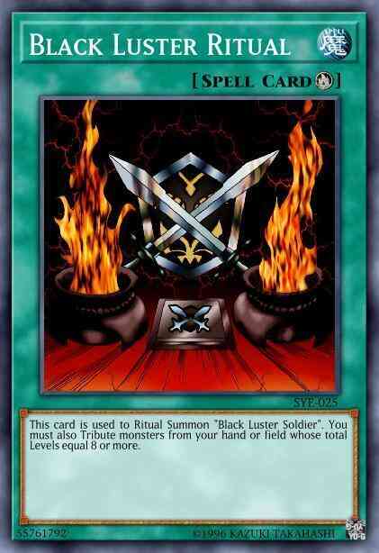 Yu-Gi-Oh! Black Luster Ritual - SYE-025 - Super Rare - 1st Edition