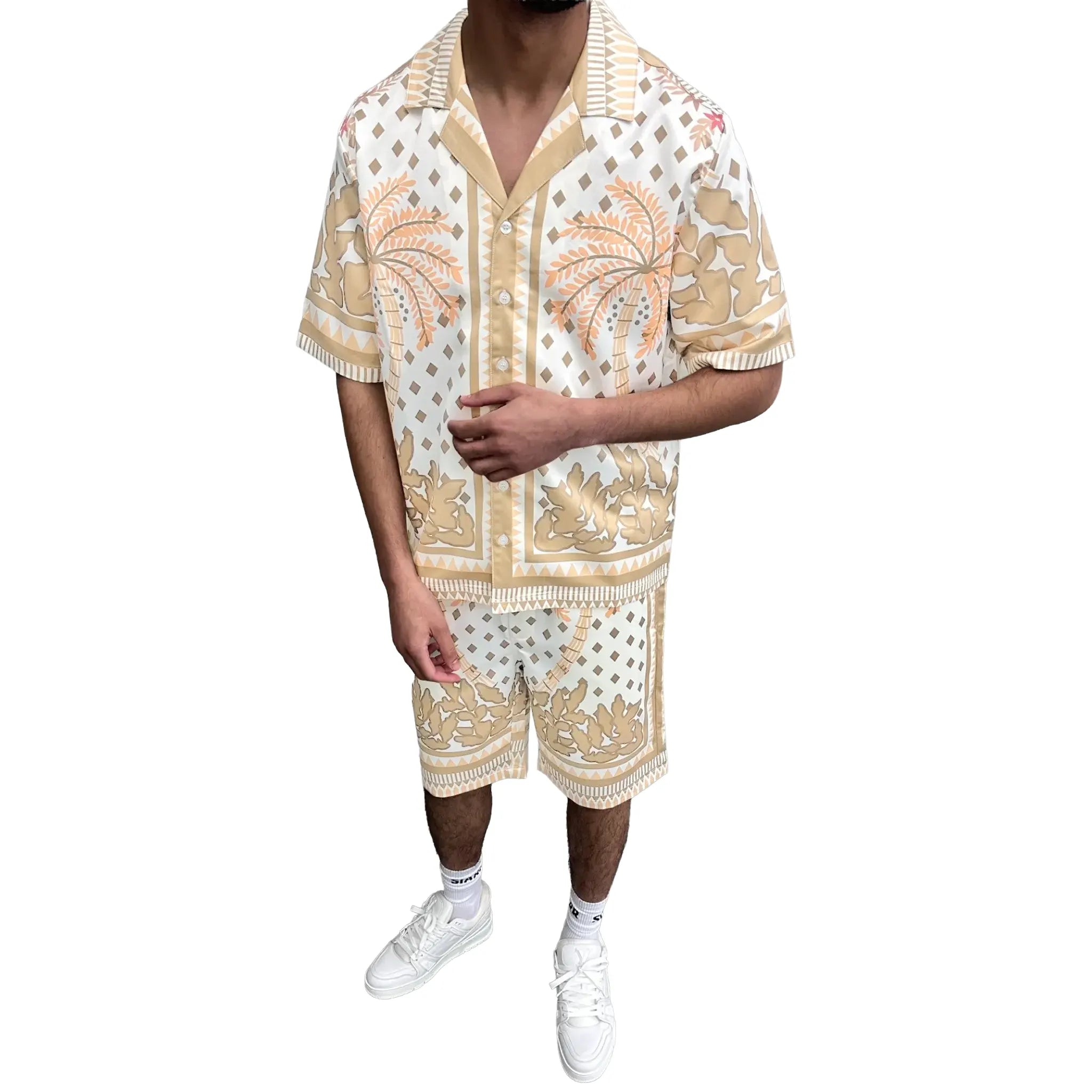 SIARR Beefa Beige Shorts - view 3