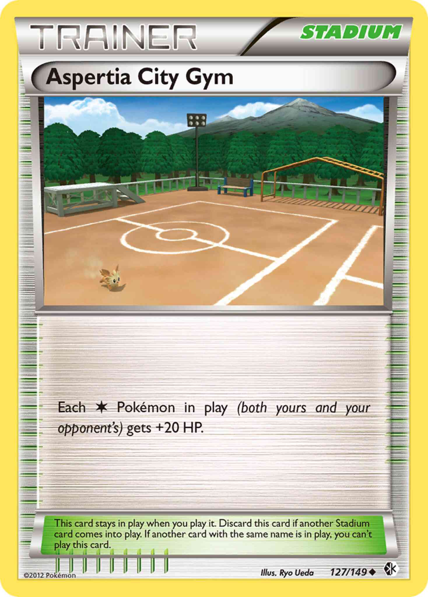Pokémon Aspertia City Gym - 127/149 - Uncommon [bw7-127] [Reverse Holo]