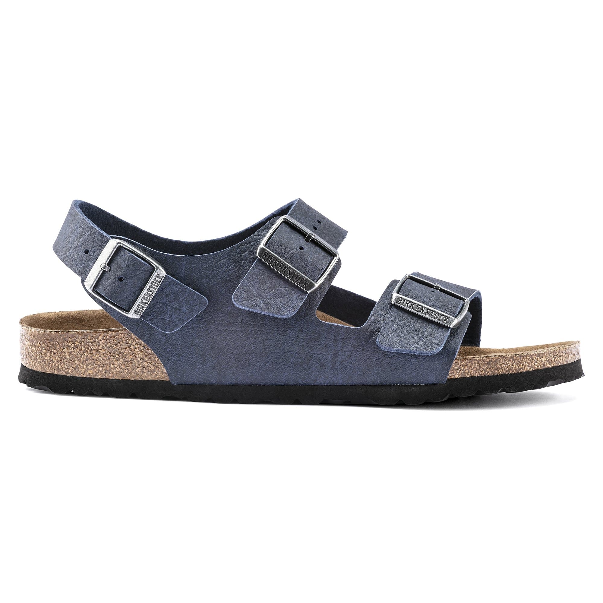 Birkenstock Milano Birko-Flor – Blue Blue/Saddle Matt Navy - view 4