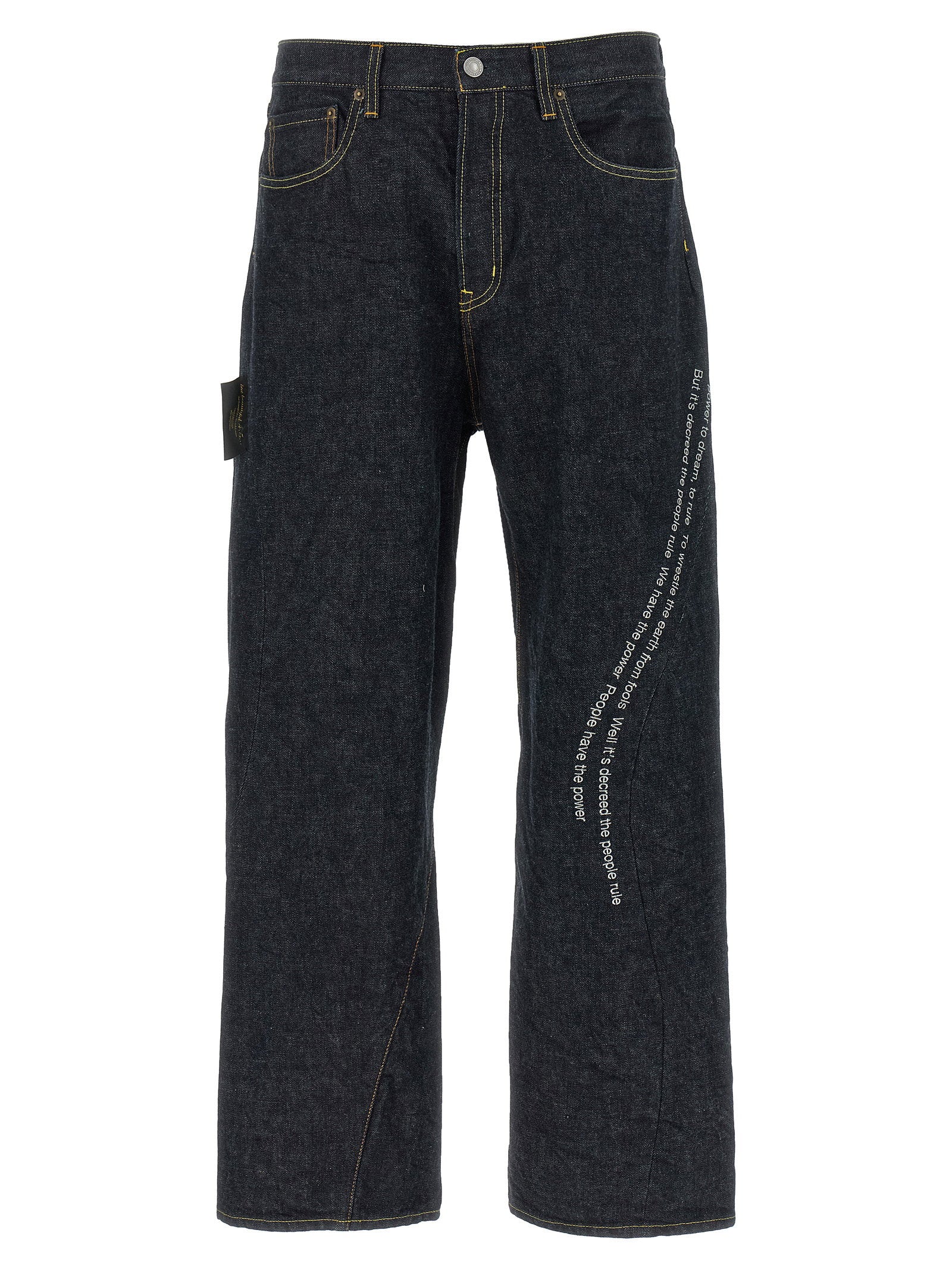 Undercover People Have The Power Jeans – 100% cotton