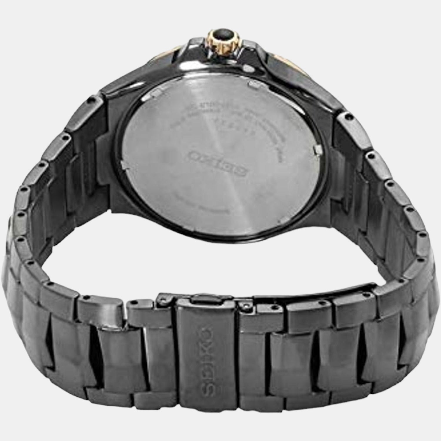 Seiko Coutura Men Solar Black Dial Analog Stainless Steel Watch SNE506P9 - view 3