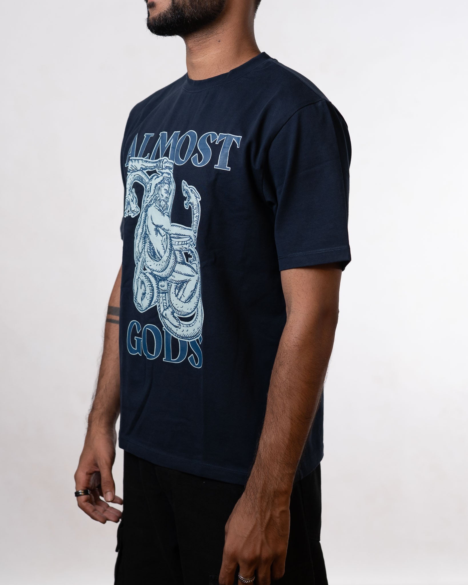 Almost Gods navy T-shirt - view 2