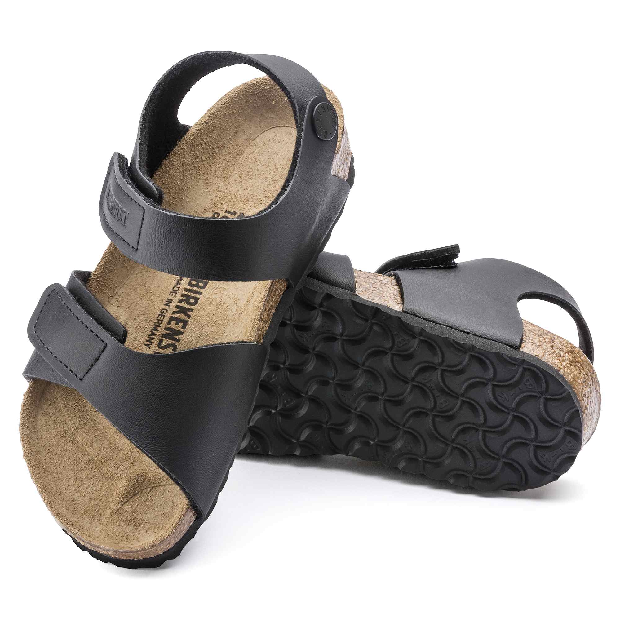 Birkenstock Palu Kids Logo Birko-Flor – Black Black