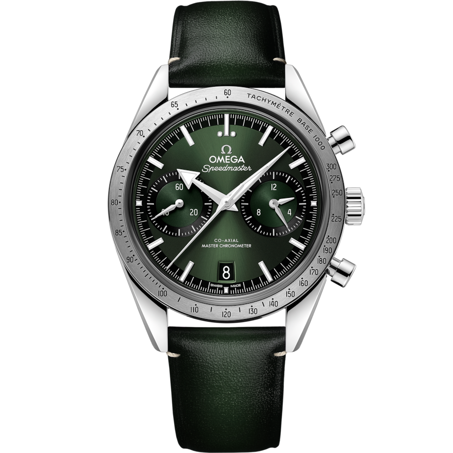 Co axial master – Omega Speedmaster '57 Co‑Axial Master green Dial Men 40.5MM