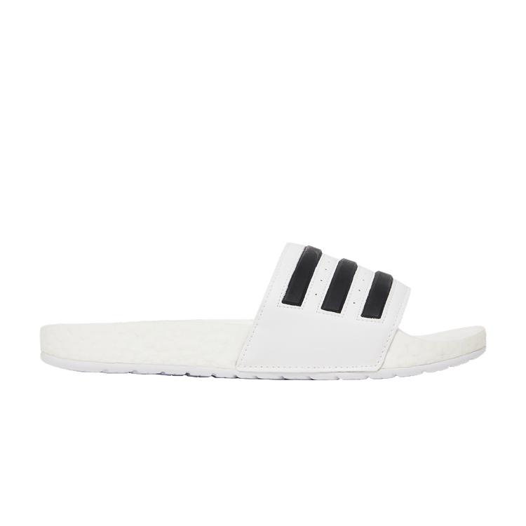 Yeezy adidas Adilette Boost Slides White Black Stripes