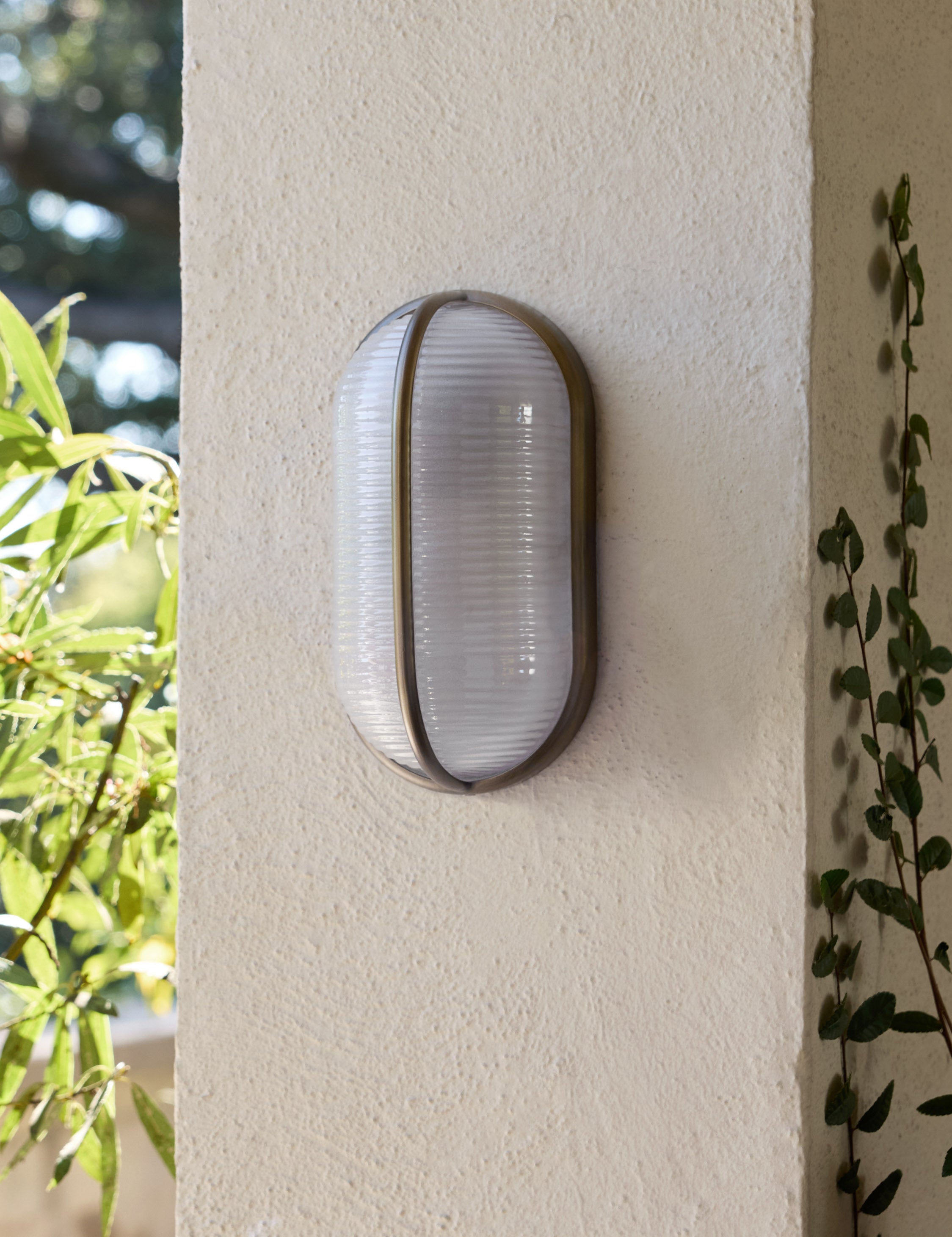 Lulu and Georgia Chamblin Outdoor Sconce – Antique Brass - view 2