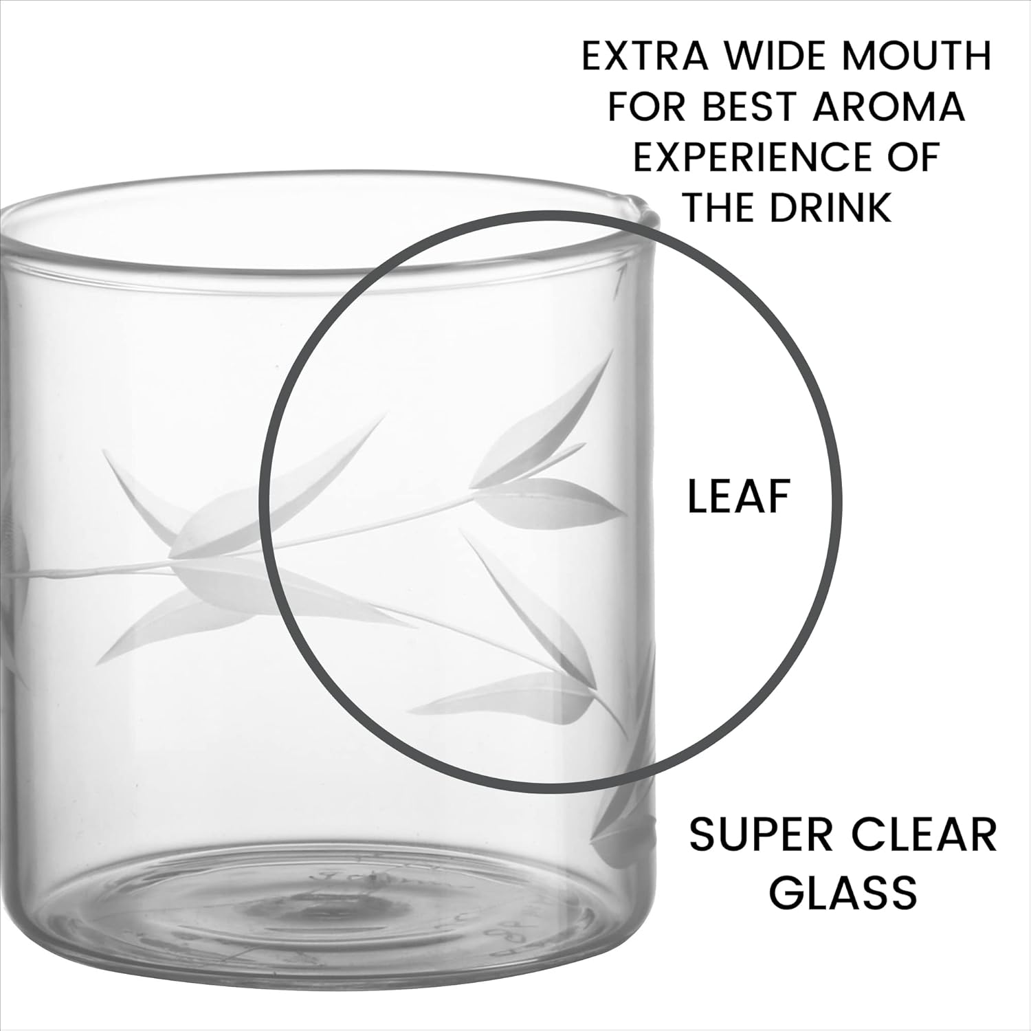 Treo by Milton Vector On The Rocks 350 Glass Tumbler | Transparent | Set of 6 Pcs - view 5
