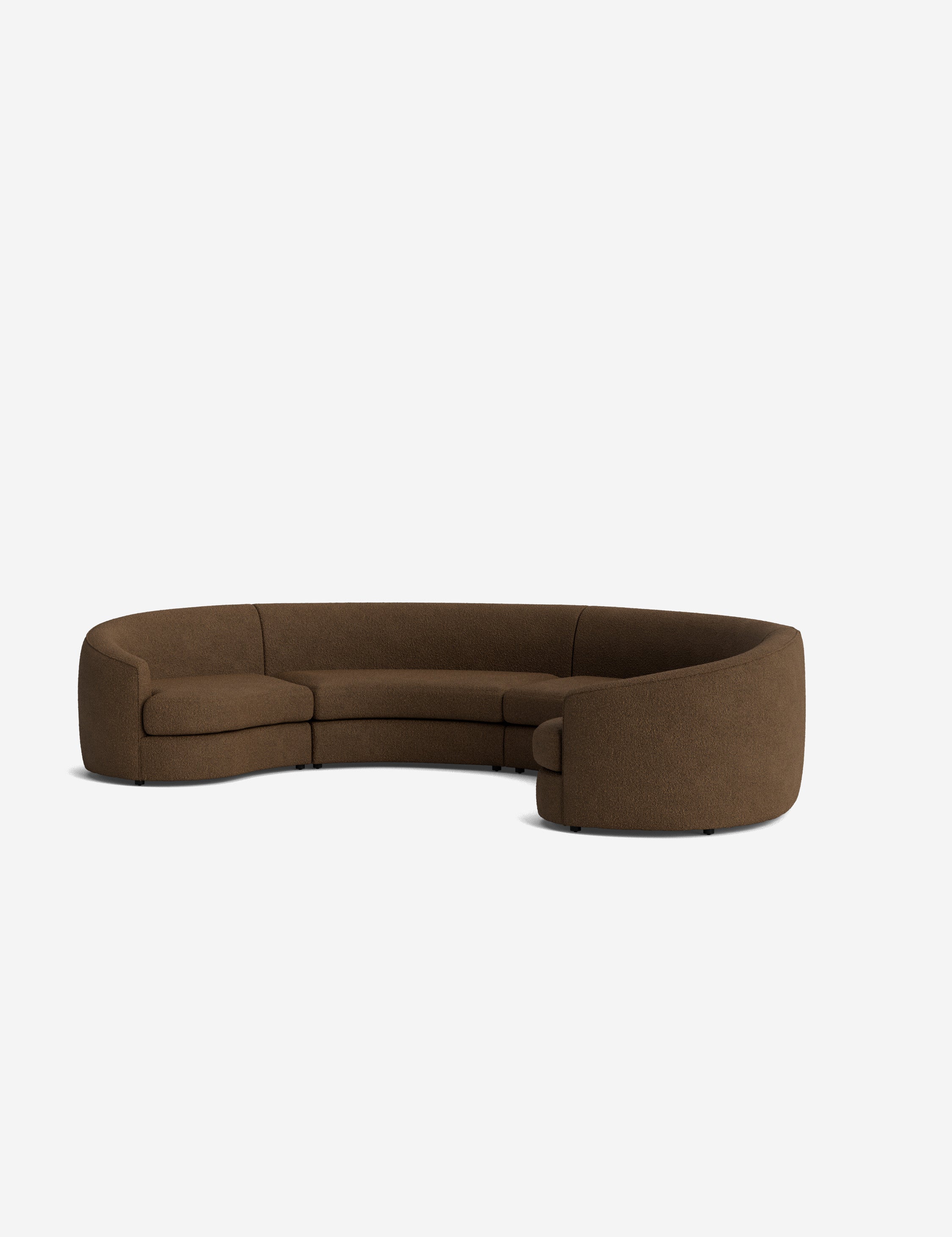 Lulu and Georgia Imada Modular Curved Sectional Sofa - view 70