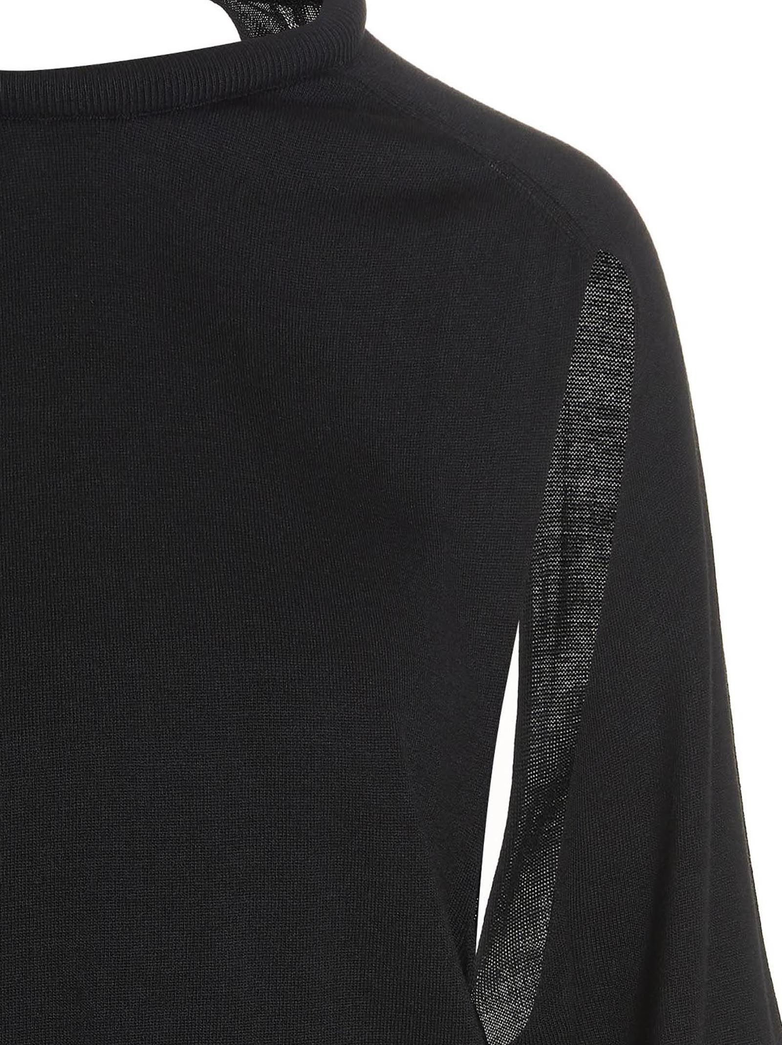 Ramael Cut Out Insert Top Sweater – 100% silk - view 3