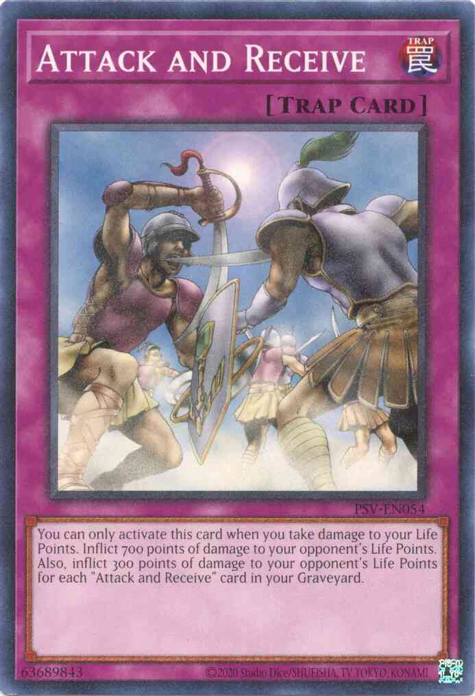 Yu-Gi-Oh! Attack and Receive - 25th Anniversary - PSV-EN054 - Common - Unlimited