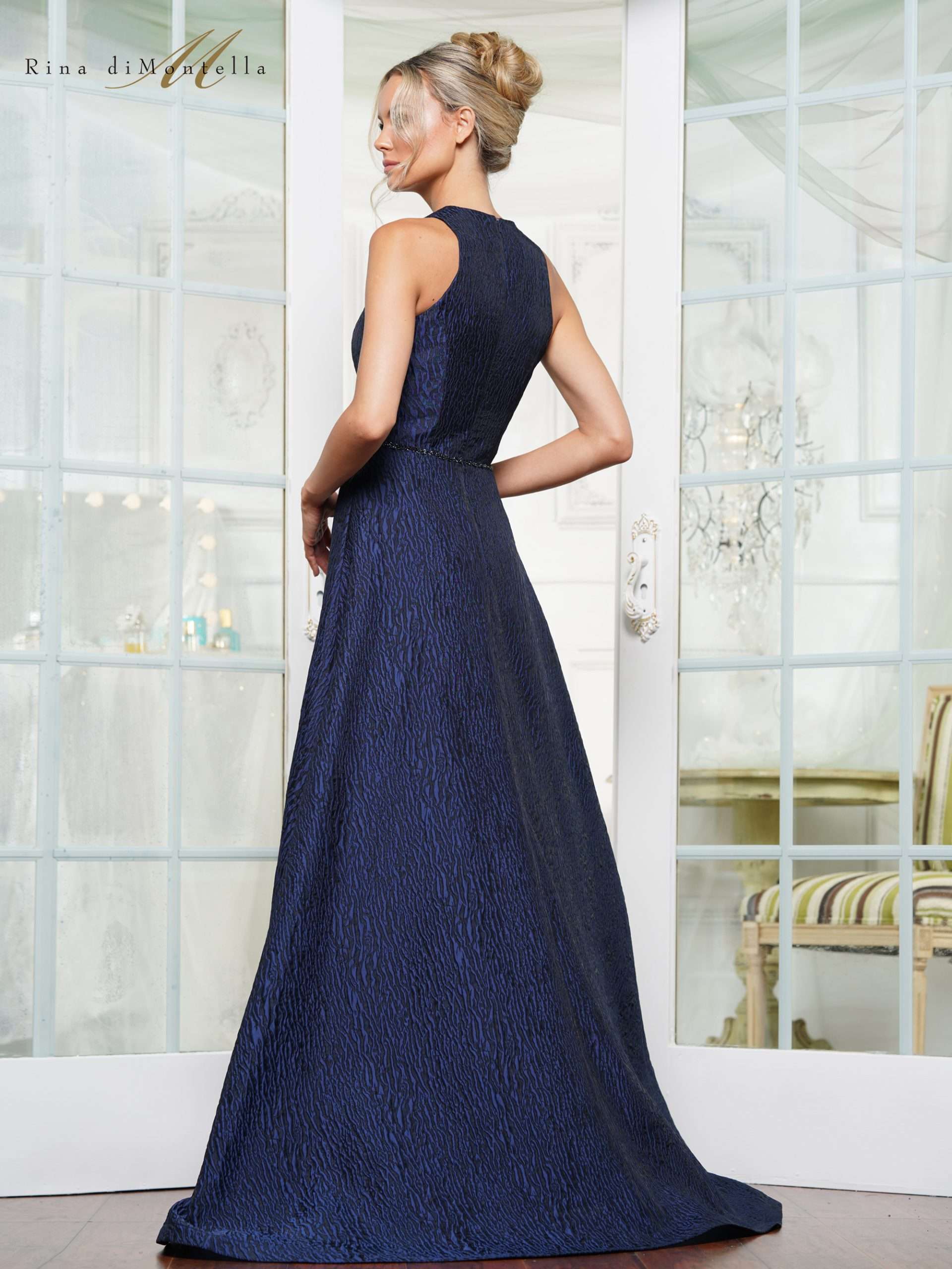 Rina di Montella RD3121 Plus Size Long Formal A Line Evening Dress - view 2