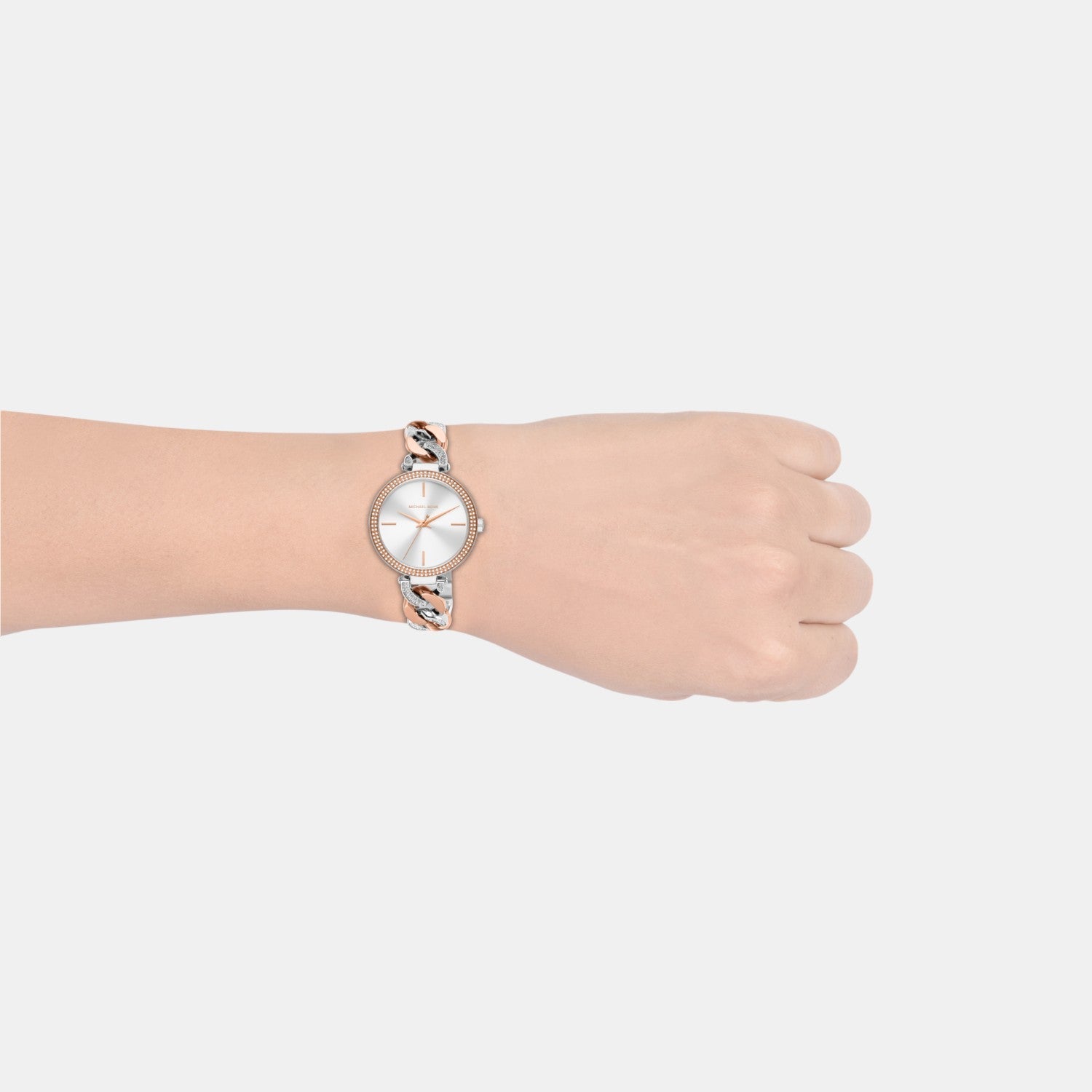Michael Kors Catelyn Women Quartz White Dial Analog Stainless Steel Watch MK4634 - view 10