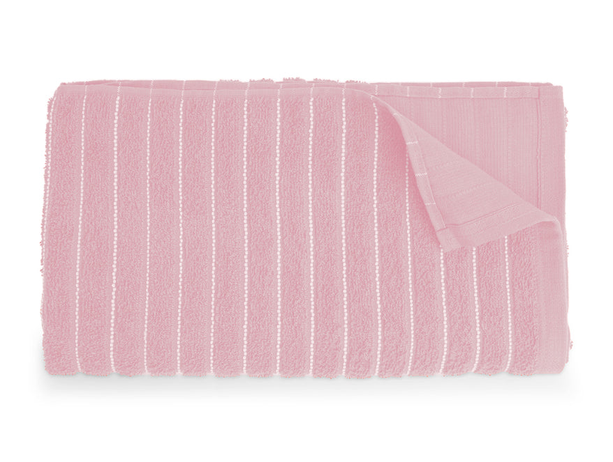 Spaces India Parfait Pink - Blush 100% Cotton Bath Towel - 2-In-1 By Welspun - view 4