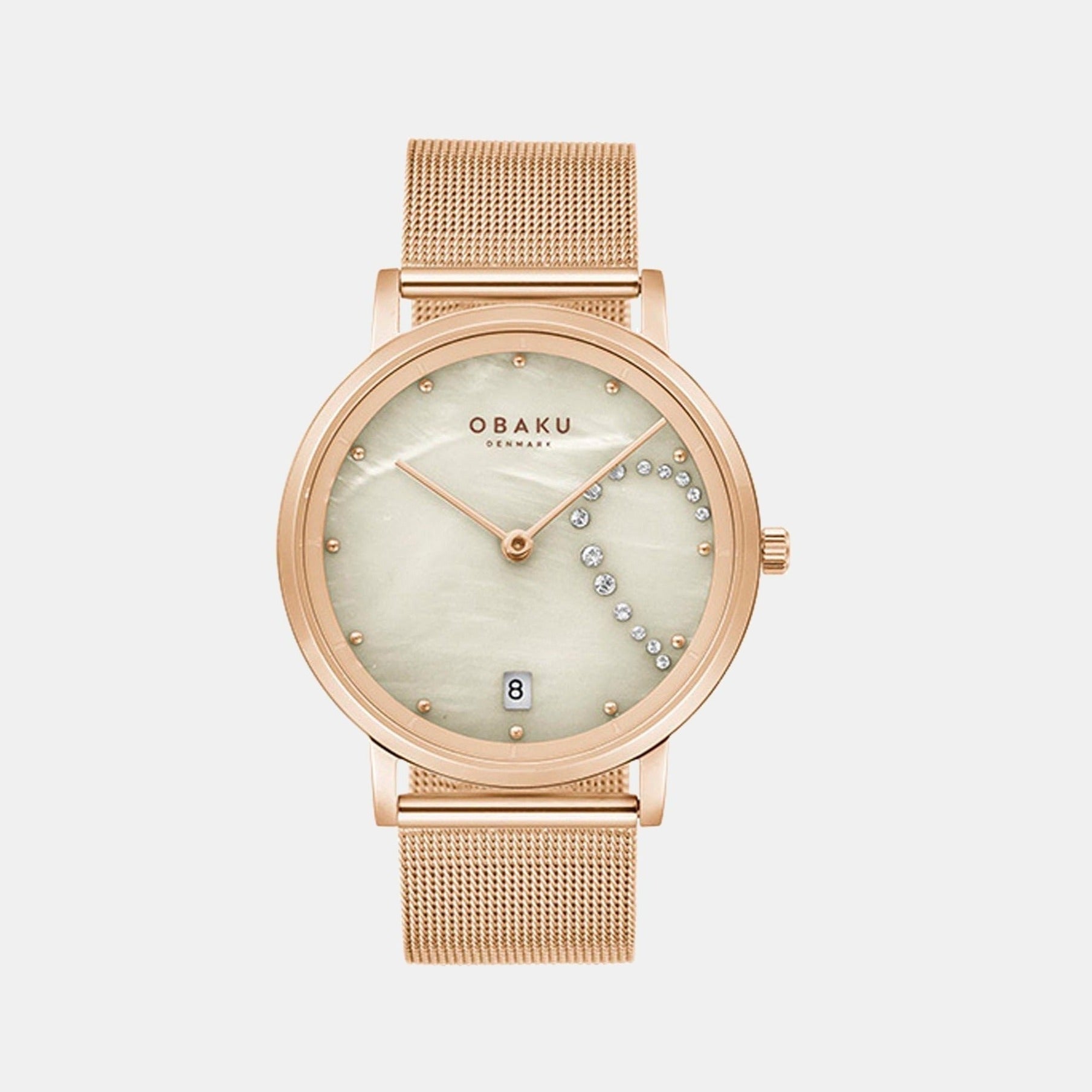 Obaku Brink Women Quartz Grey Dial Analog Stainless Steel Watch V248LHVJMV