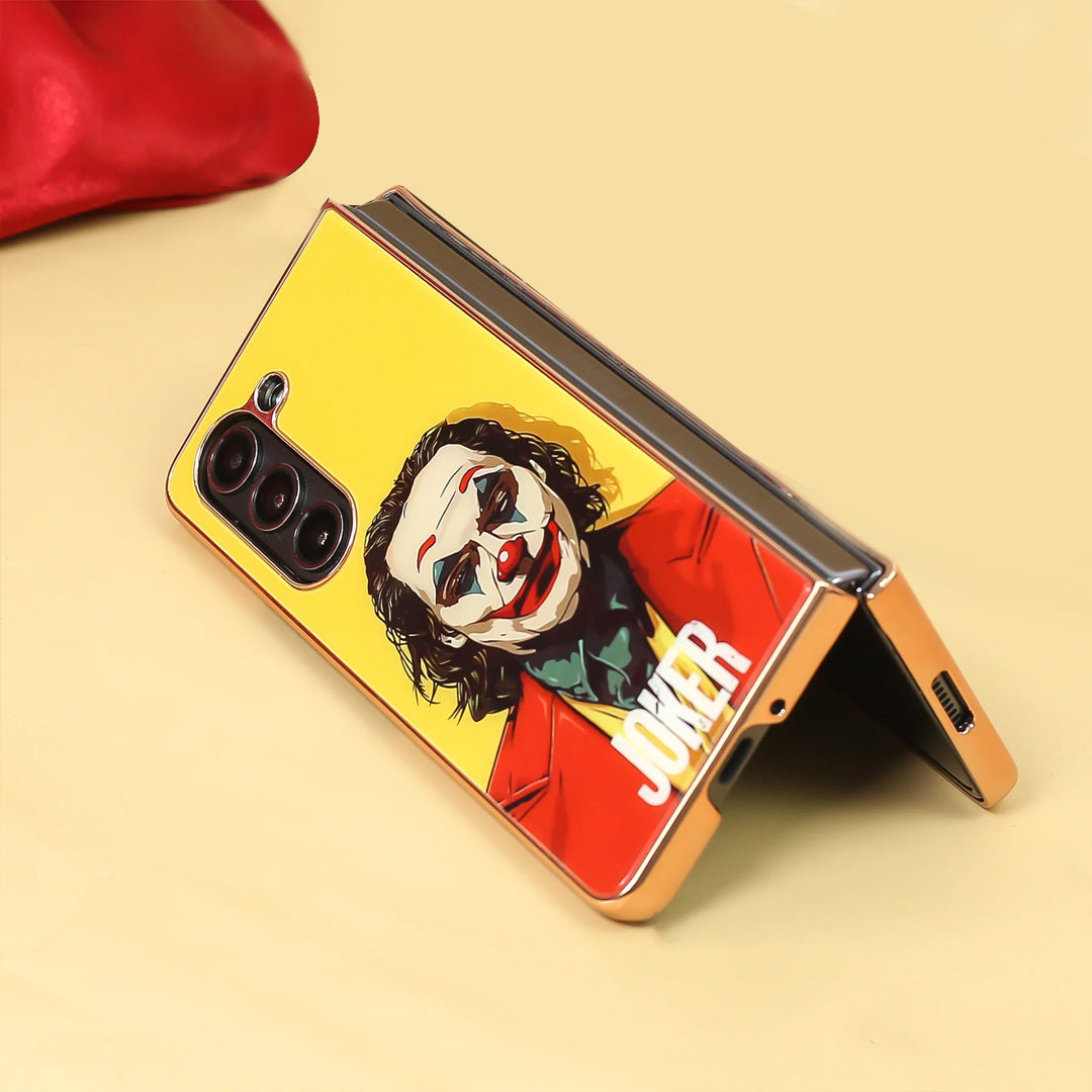 Peeperly Galaxy Z Fold5 Joker Glass Back Case - view 2