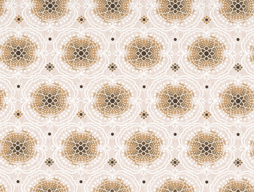 Spaces India Ornate Brown Polycotton Quilt Double Harmony - By Welspun - view 5