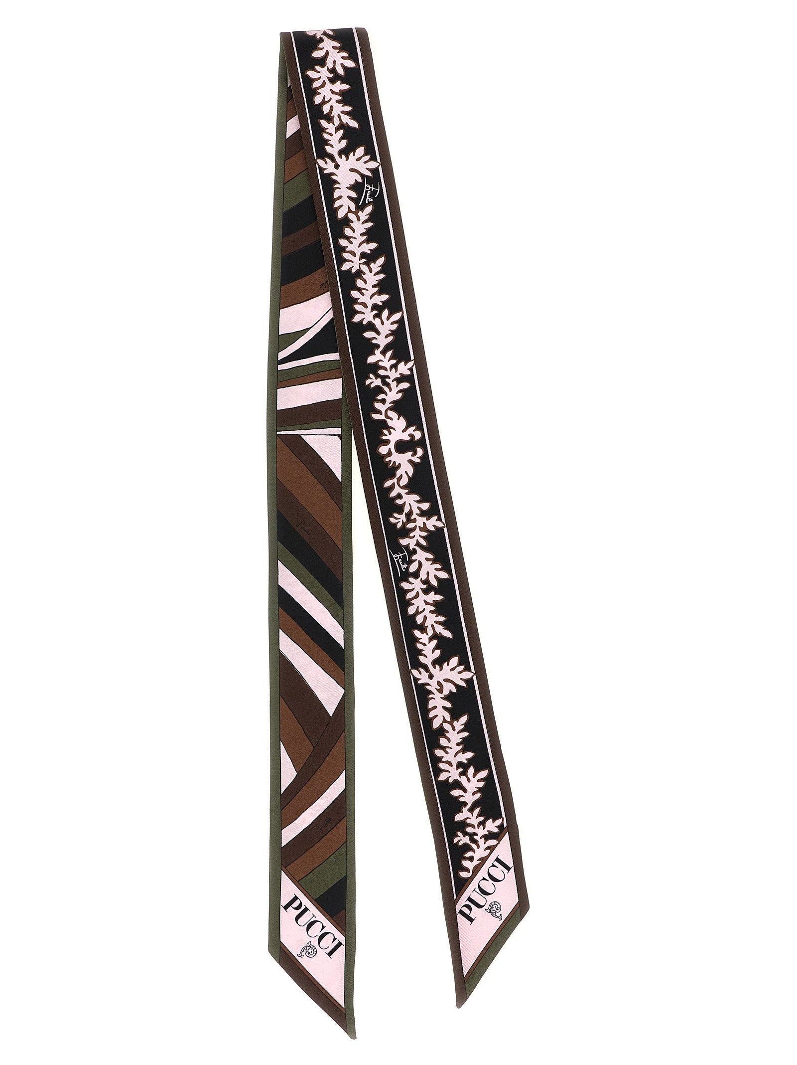 Emilio Pucci Selva And Iride Scarves – 100% silk