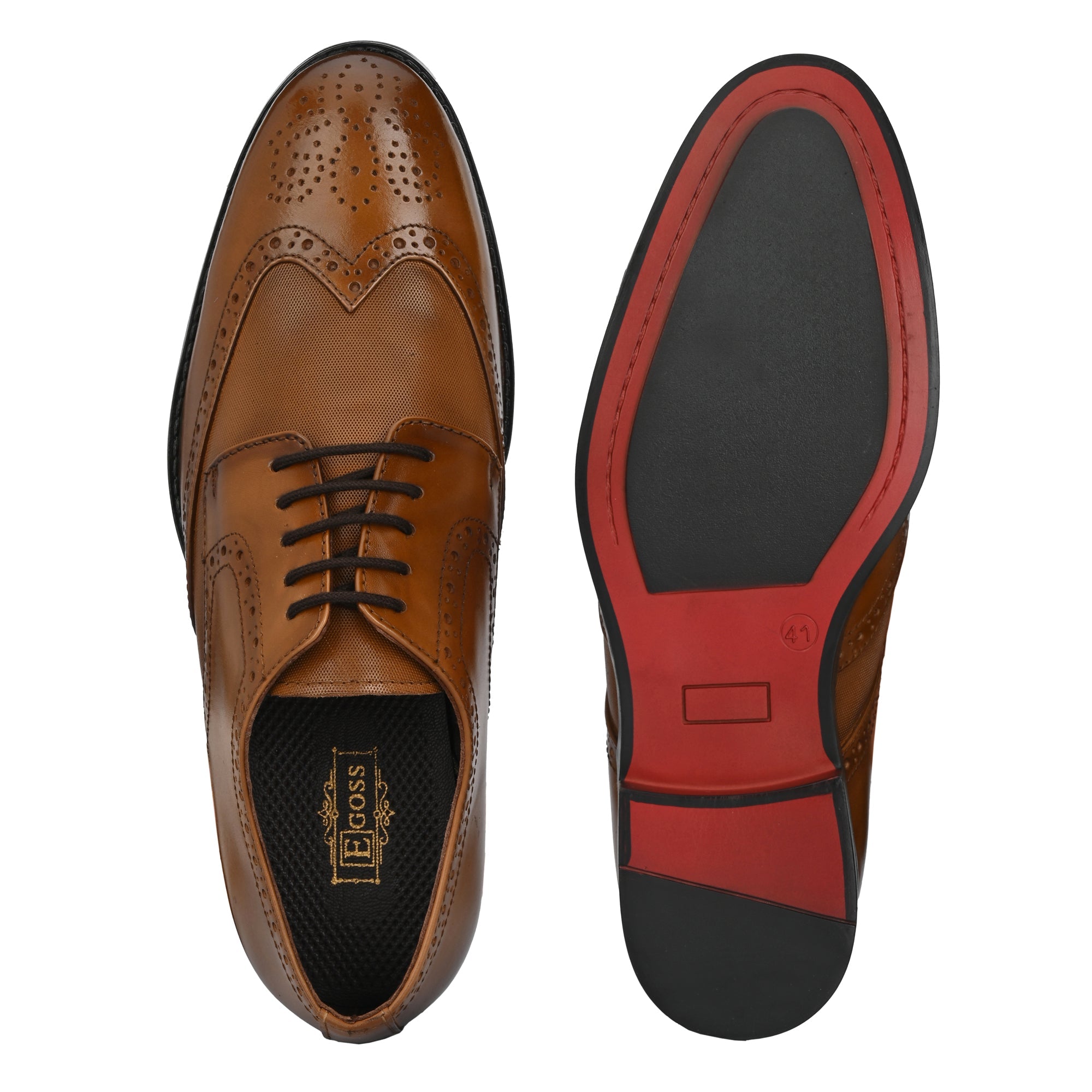Egoss Shoes Egoss Formal Lace-Up Brogue Shoes For Men - view 9